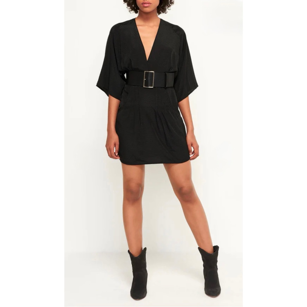 Ba&Sh Daisy Dress In Noir
